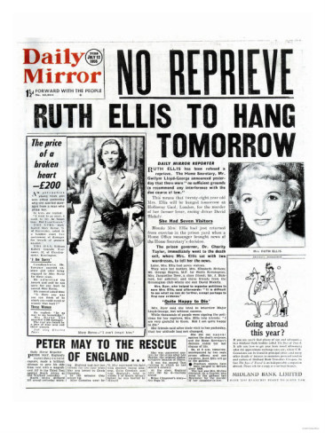 no-reprieve-ruth-ellis-to-hang-tomorrow